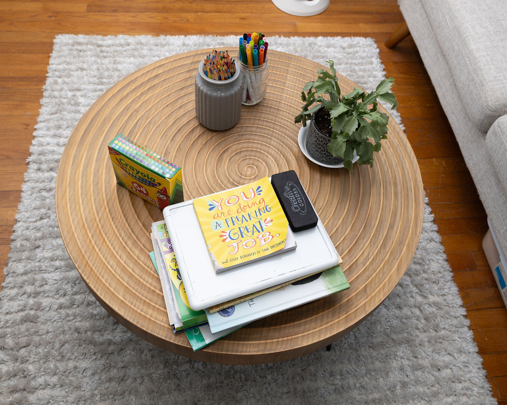 Table with Crayons | Loblolly Wellness Collective | Knightdale NC